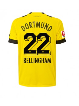 Borussia Dortmund Jude Bellingham #22 Heimtrikot 2022-23 Kurzarm
